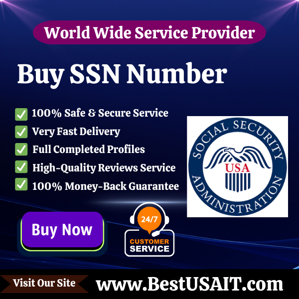 Buy SSN Number - USA Social Security Number